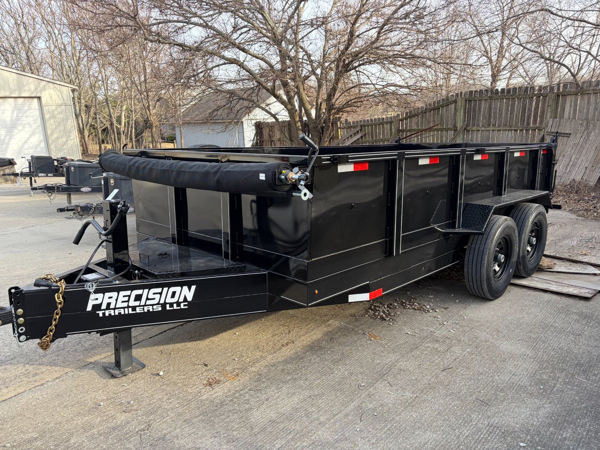 Precision 7x14 Dump 14 ft — trailer rental near Lenexa KS